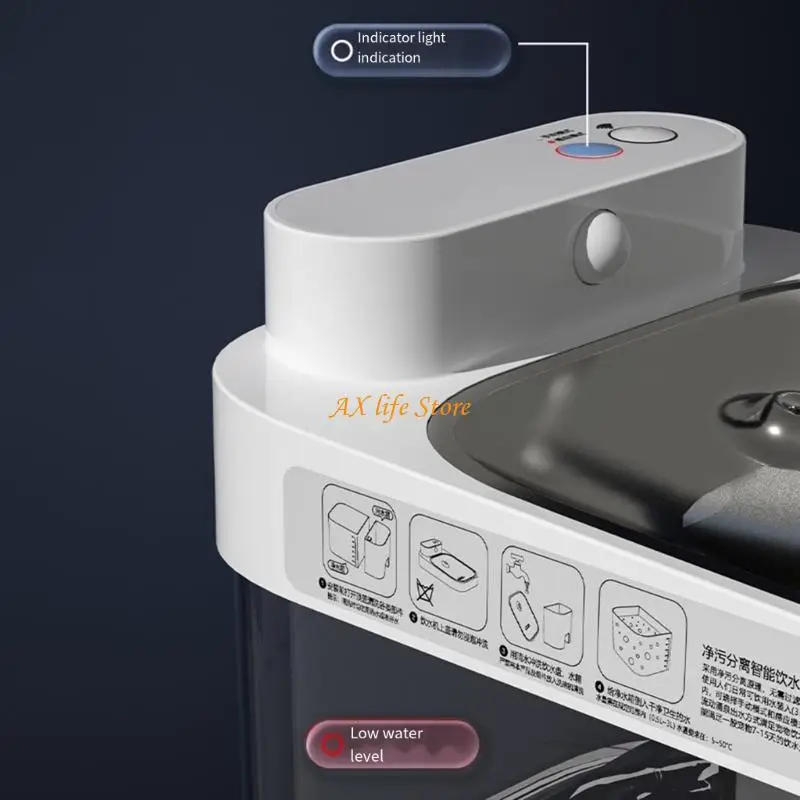 

J2HA Elctric Water Fountains Large Capacity Remote Control Quiet Fountain Elctric Fountain 3L Large Water Tanks