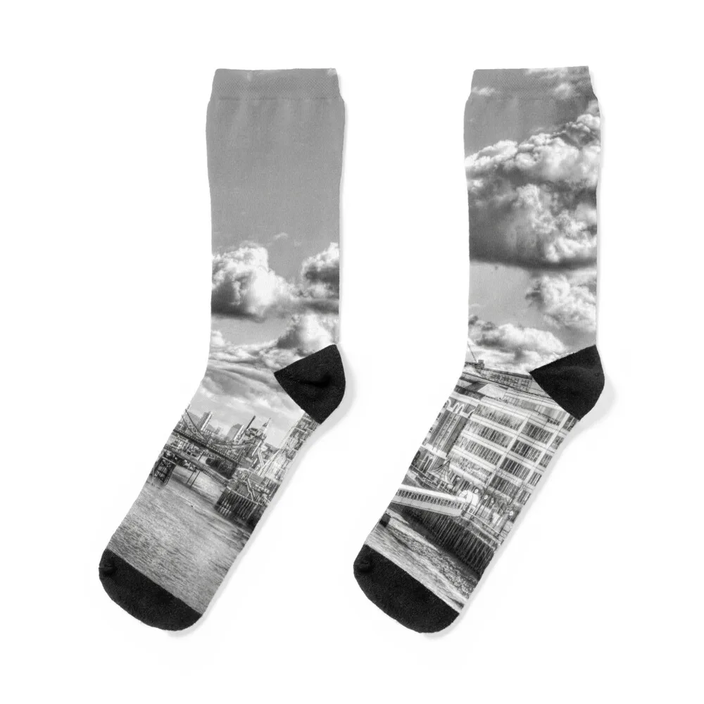 

The River Thames Socks valentine gift ideas christmass gift fashionable Socks Male Women's