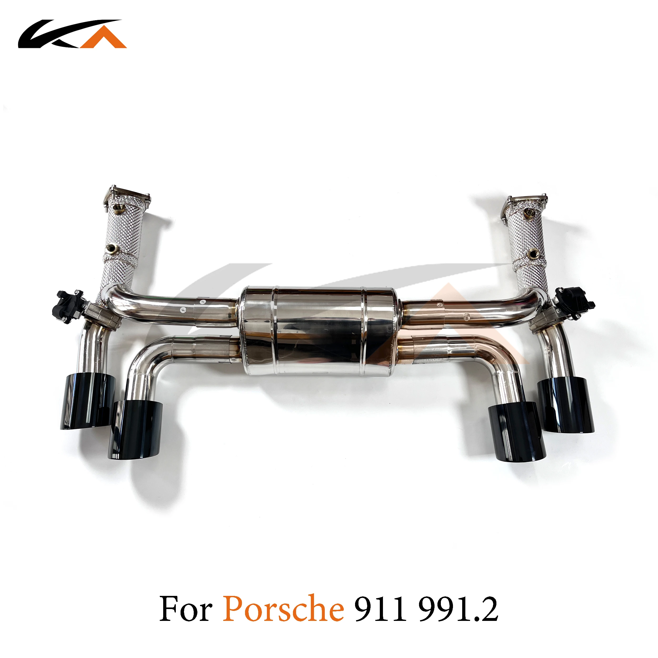 

KA Tuning Stainless Steel Catback Exhaust System for Porsche 911 991.2 3.0T Rear Section Performance Muffler Valve