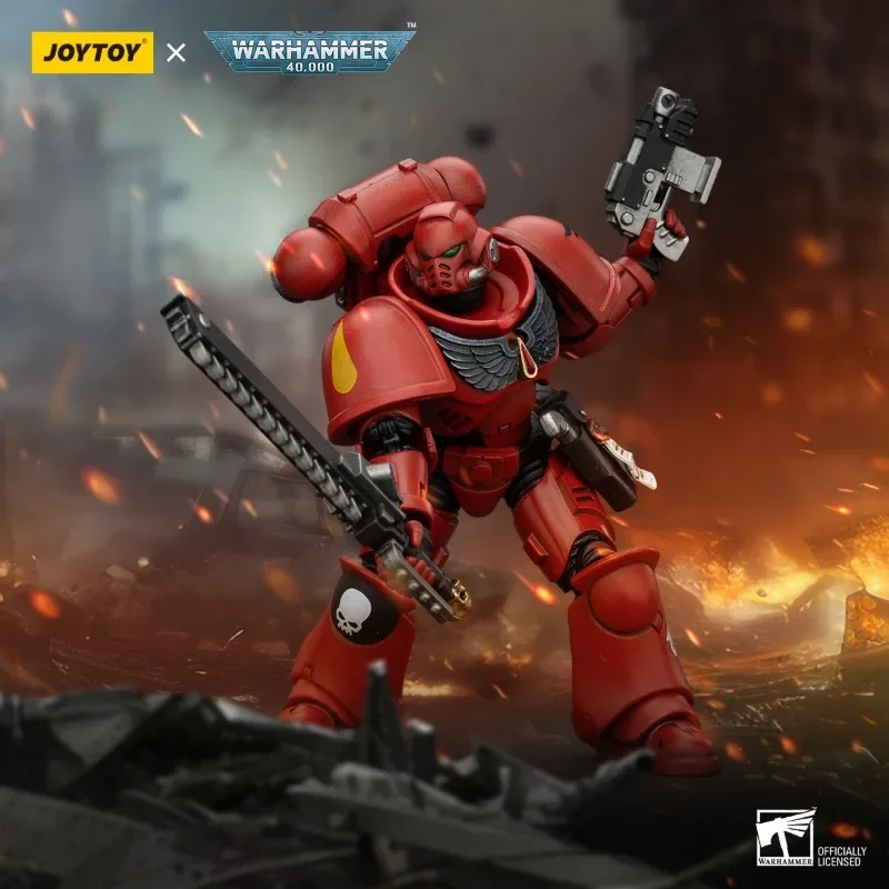 [IN STOCK] JOYTOY Warhammer 40K 1/18 Action Figure Blood Angels Intercessors Anime Figurines Game Statue GK Model Toys Gifts