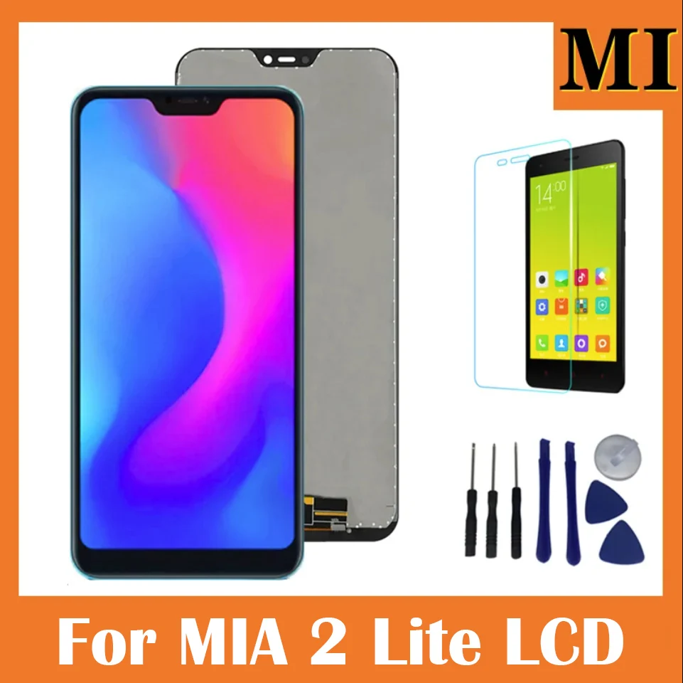 tested  5.84  Display For Xiaomi Mi A2 Lite Display Touch Screen Digitizer Replacement For Xiaomi Redmi 6 Pro LCD Mi A2 Lite LCD