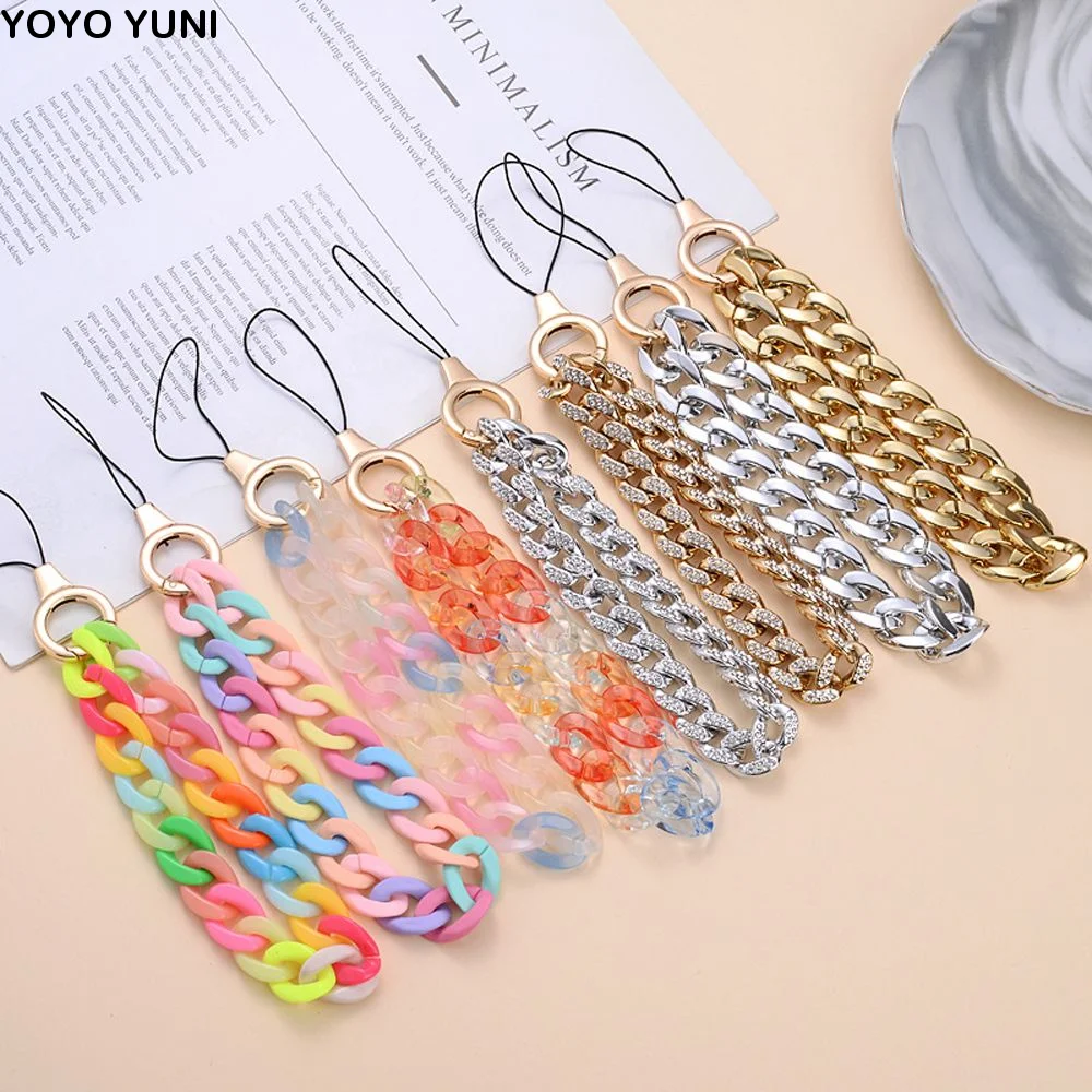 

Acrylic For Mobile Phone Case Anti-lost Anti-fall Phone Strap Cell Phone Lanyard Mobile Phone Chain Jewelry Accessories