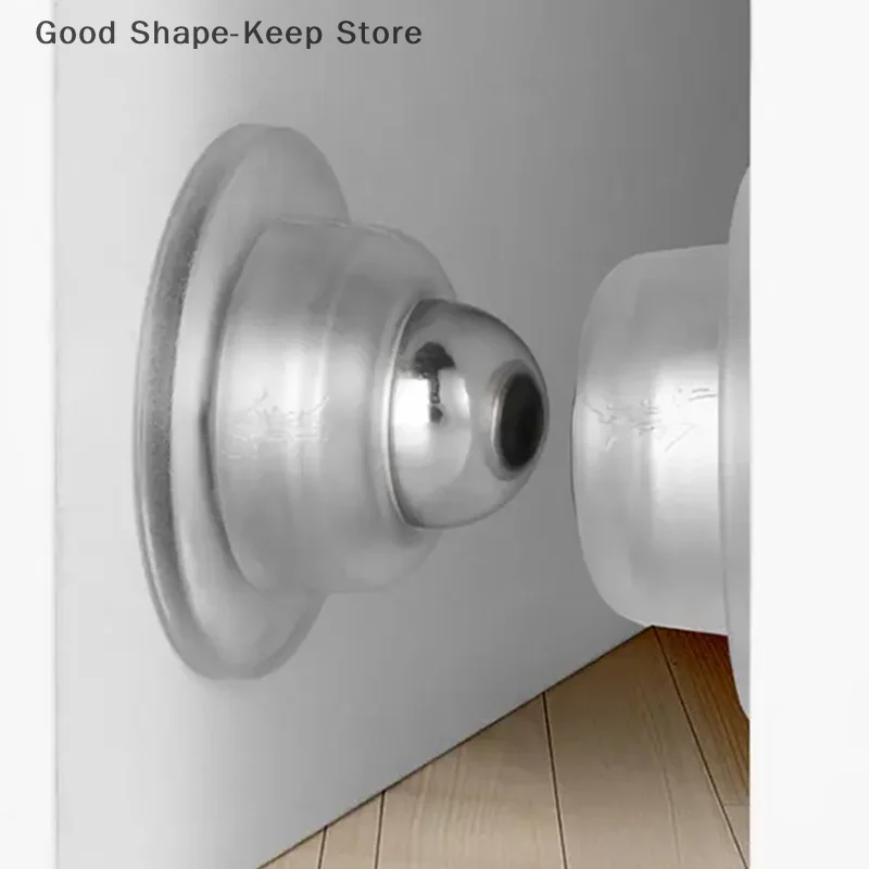 Tope de puerta magnético fuerte de silicona anticolisión tacto silencioso para Hotel hogar armario baño 1 Uds