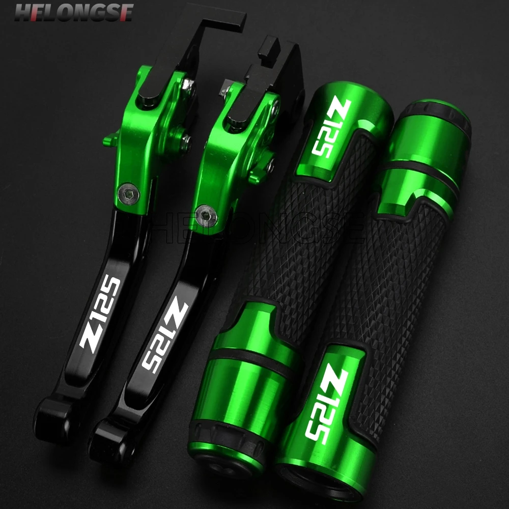 

Motorcycle Adjustable Brake Clutch Levers Handle Handlebar Grips End FOR Kawasaki Z125 Z-125 Z 125 2015-2020 2019 2018 2017 2016