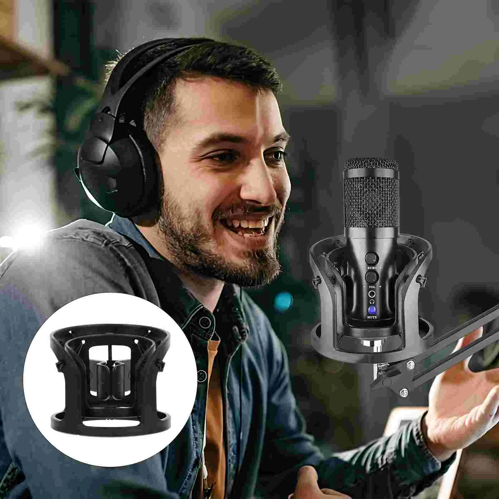

Microphone Plastic Shock Mount Bm700 Bm800 Universal Condenser Spring Clip (a Type) Wireless Microphones Sprung for Handheld