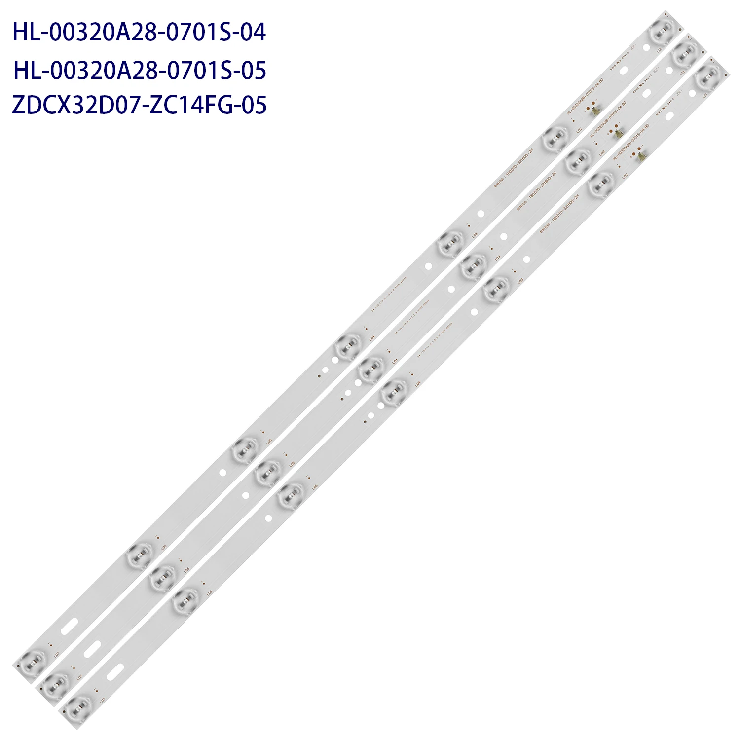 LED Backlight Strips For BBK 32LEX-5027/T2C SHIVAKI STV-32LED14 LT-32DE7 HL-00320A28-0701S-05 A2 A3 180.DTO-3218000-2H