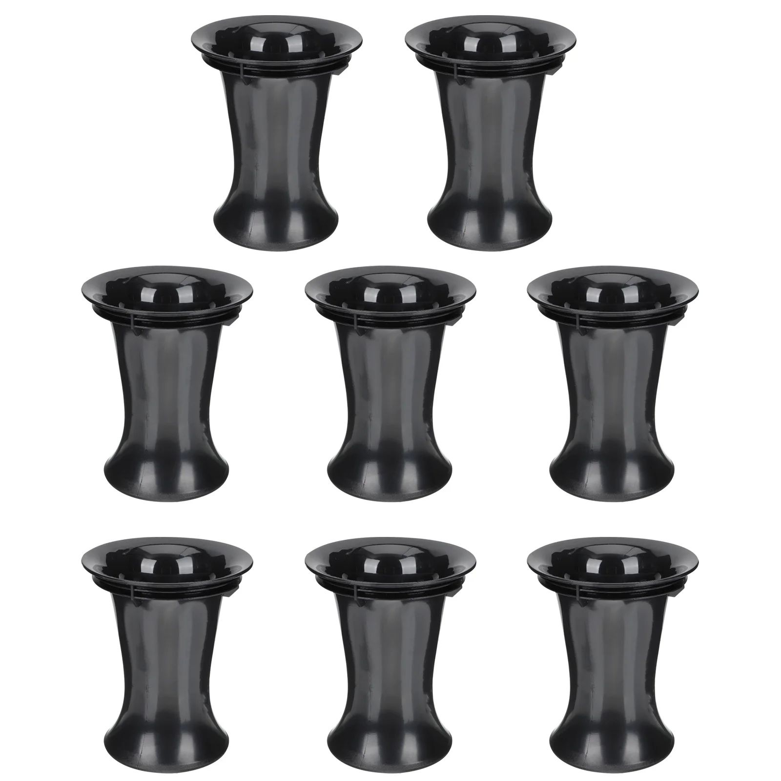 8 Uds. Tubos de puerto de altavoz tubo Reflex de graves de plástico de 2,5 pulgadas para el hogar Audio del coche altavoz gabinete puerto de aire accesorio de salida