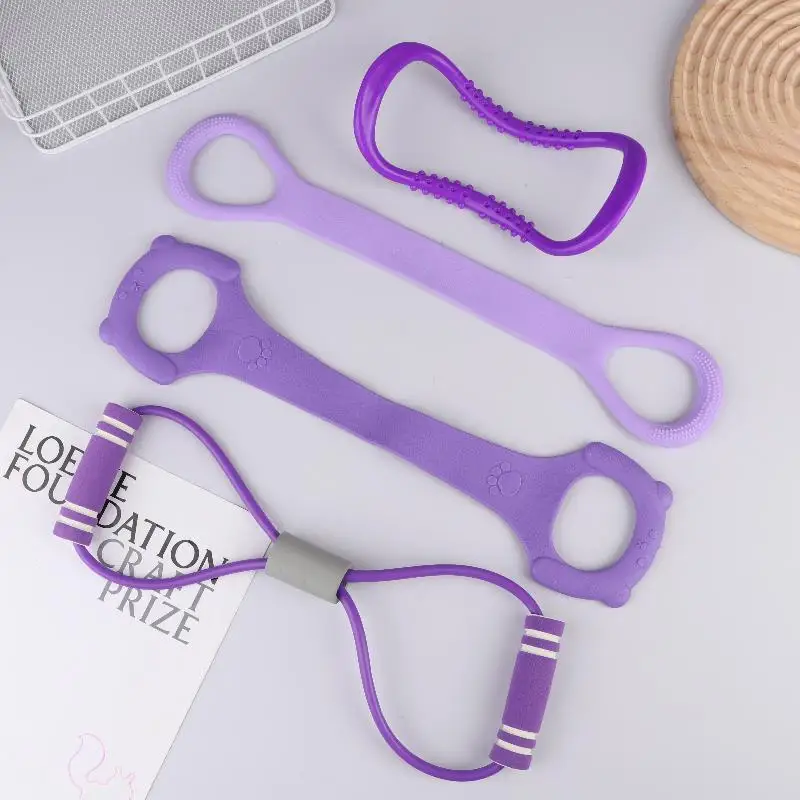 

Sports Fitness Equipment Women Neck Exercise, Stretching Resistance Band Yoga Pilates Circle Yoga And Fitness Accessories