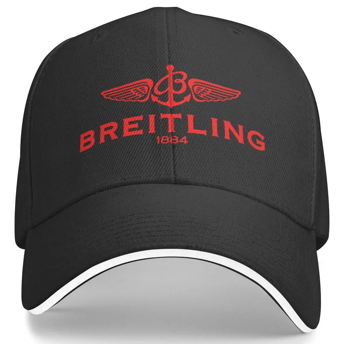 Breitling-logo 2024 And Symbol, Baseball Cap Fashion Kpop Rock Sun Visor Trucker Hat Men Adult Casual Design Baseball Caps