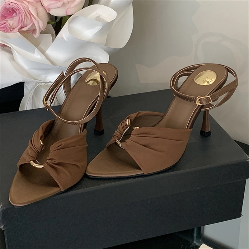 Women Fashion Outfits - Eilyken Sexy Sandały Damskie na Cienkim