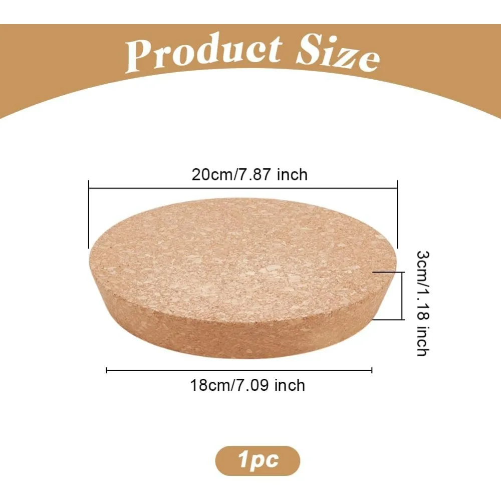 سدادات الفلين الكبيرة أغطية الزجاجات الخشبية 7.1 ~ 7.9 بوصة سدادات الفلين مدبب أغطية جرة التعليب الخشبية المقابس المدببة زجاجة النبيذ
