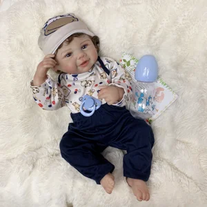 8 Hauptverkäufe Baby Reborn Boy Solid Silicon - №6