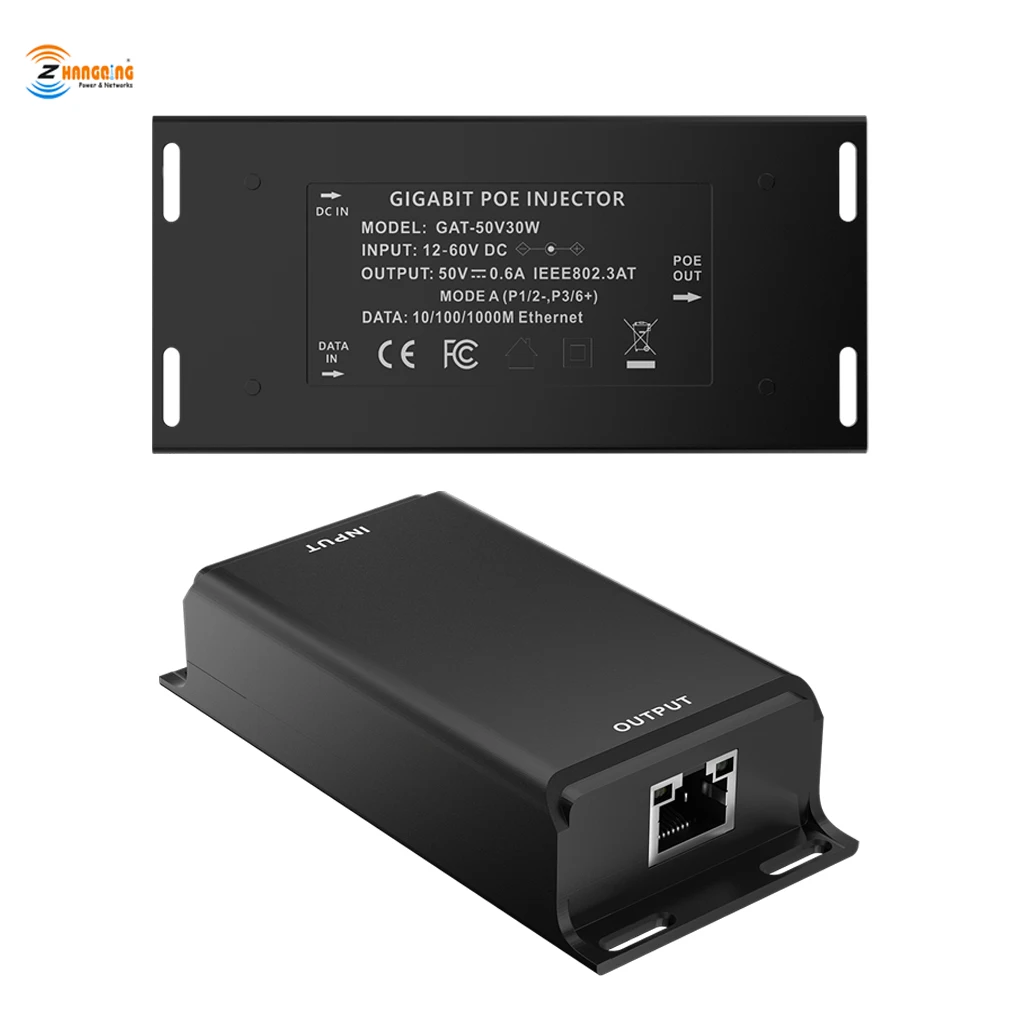 Iniettore POE Passivo A 8 Porte RJ45 – DC 12V-48V 15A, Senza Auto-rilevamento, Per Telecamere IP E Dispositivi Di Rete