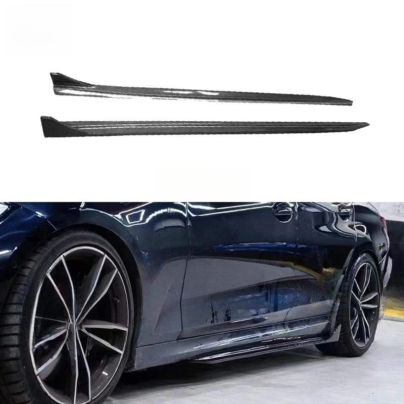 

Suitable for 21 + 3 Series G20 G28 Carbon Fiber Side Skirt Skirt Modified Car Body Kit Side Surround