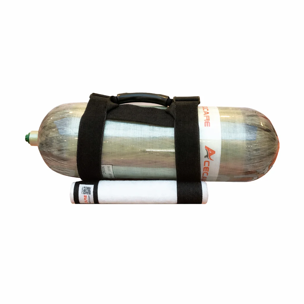 ACECARE Portable Scuba Diving Tank Handle Air Cylinder Carrier Bottle Holder Strap Adjustable Water Sports Accessories