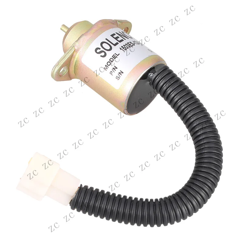 S+ 12V Fuel Shut Down Solenoid Valve for Kubota Yanmar Synchro Start