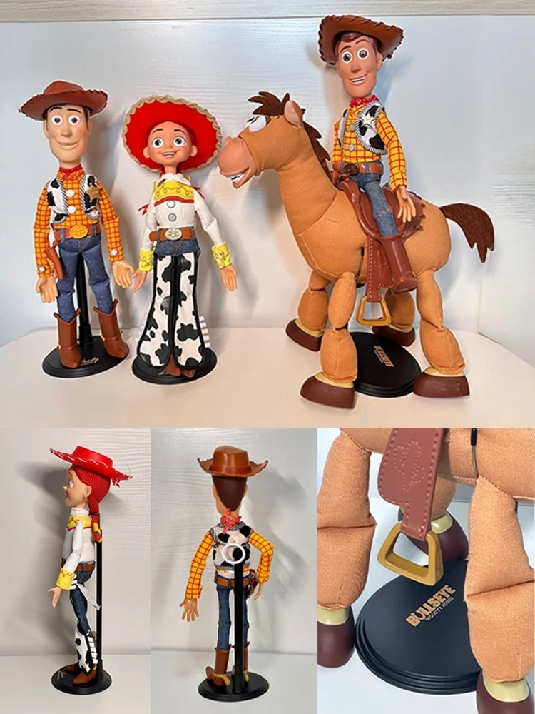 Nieuw in voorraad! Hot Toy Story Woody Jessie Bullseye Staande Display Stand / Ondersteunende Basisset 3-delig Platform voor Figuurpresentatie - afbeelding 2