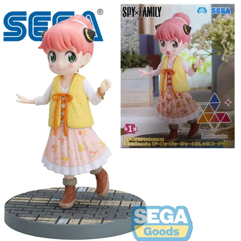 

SEGA Original Luminasta SPY FAMILY ANYA FORGER Miss Chic Vol.3.5 Anime Action Figure Toys For Boys Girls Children Birthday Gifts