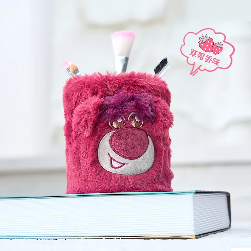 Kawaii ديزني غرزة لوسو أفخم دمية حامل قلم لطيف تخزين الحاويات الهوايات جمع عيد الميلاد عطلة هدية عيد ميلاد