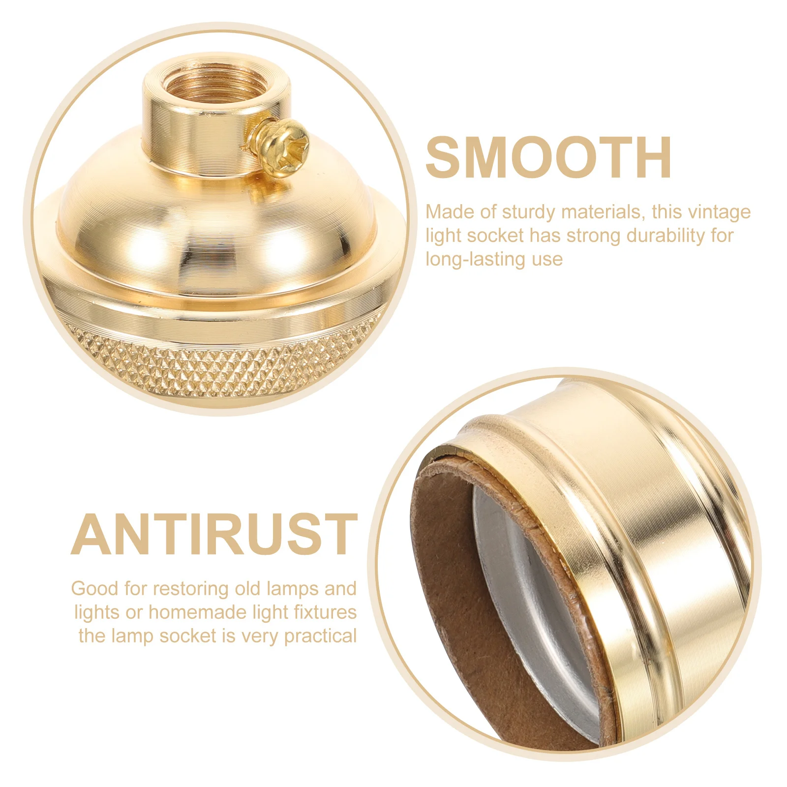 

Retro Lamp Socket Metal Light Socket Holder with Turn Knob for Dining Room Kitchen Bar Party Decoration Lighting Fixtures