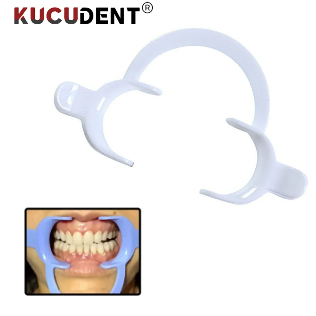 1Pc Dentale Bocca Apri Ortodontico Guancia Divaricatore Labbro per I Bambini a Forma di C di Plastica Morbida Sbiancamento Dei Denti Odontoiatria Strumenti di Igiene Orale