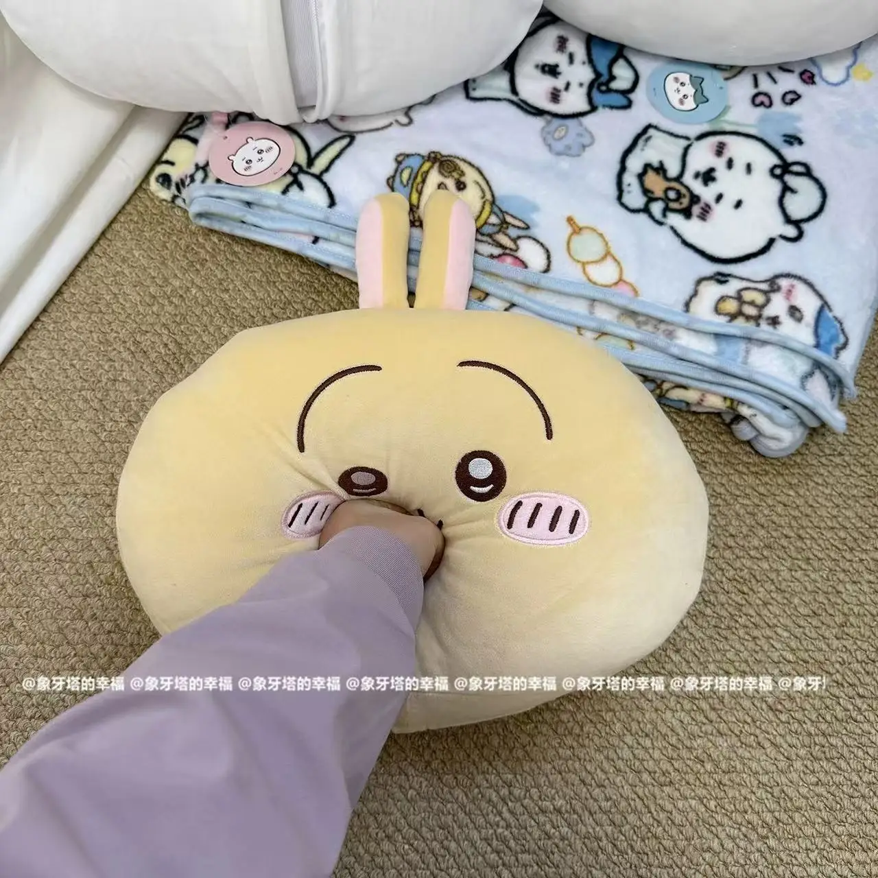 Anime Comic Chiikawa Peluche Hachiware Usagi Bambola Momonga Kurimanju Rakko Giocattolo Cuscino Coperta Shisa Kawaii Morbido Cuscino Cuscino Per Bambini