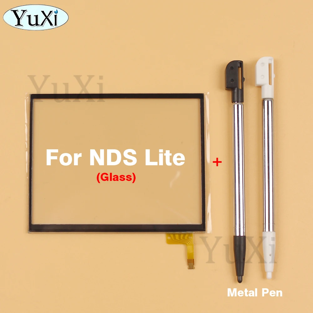 1Set Digitizer-Bildschirm für NDS Lite, untere Touchscreen-Linse mit Touchscreen-Stylus-Stift für NDSi XL LL, Ersatzteile