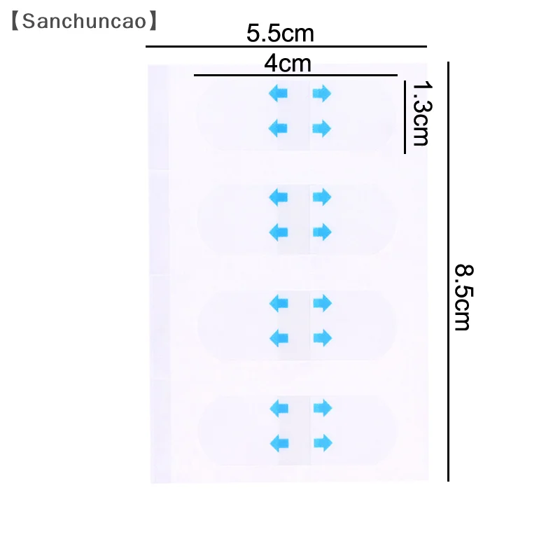 〔산〕페이스 리프트 테이프 투명 페이스 리프트 스티커 주름 제거 스티커 턱살 조임 잔주름 완화 V라인 즉각 메이크업