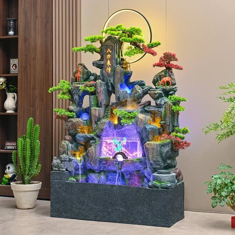 DSA   Company Living Room Balcony Garden Courtyard Feng Shui Wheel Rockery Flowing Water Fountain Circulating Water Feature