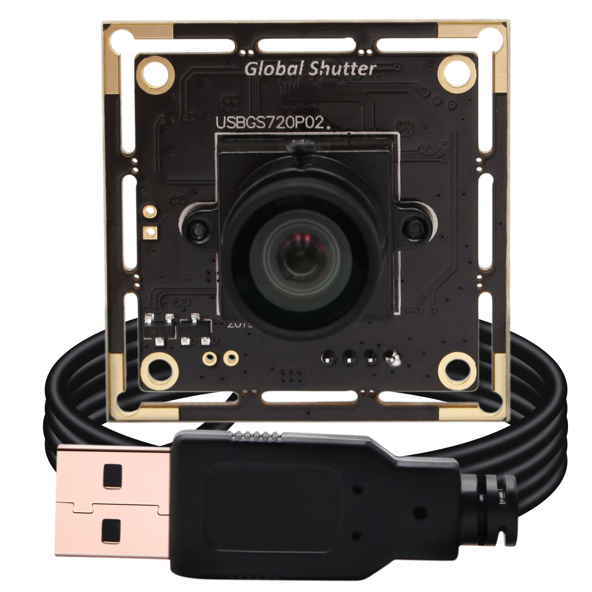 

ELP High Speed 60fps 1280*720 Camera Module Global Shutter USB Webcam Aptina AR0144 UVC Plug Play Driverless USB Camera