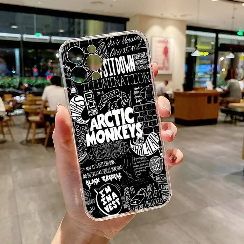 Arctic Monkeys Special Offer Phone Case Transparent For iphone 13 12 11 14 Pro Max Mini X XR XS 7 8 plus 13 14 max phone Covers