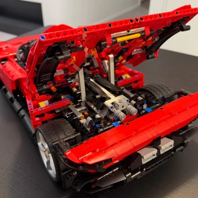 42143 كتل السيارة الخارقة SP3 التقنية الجديدة - نموذج عالي التقنية، هدايا عيد الميلاد وعيد الميلاد للبنين والبنات #6