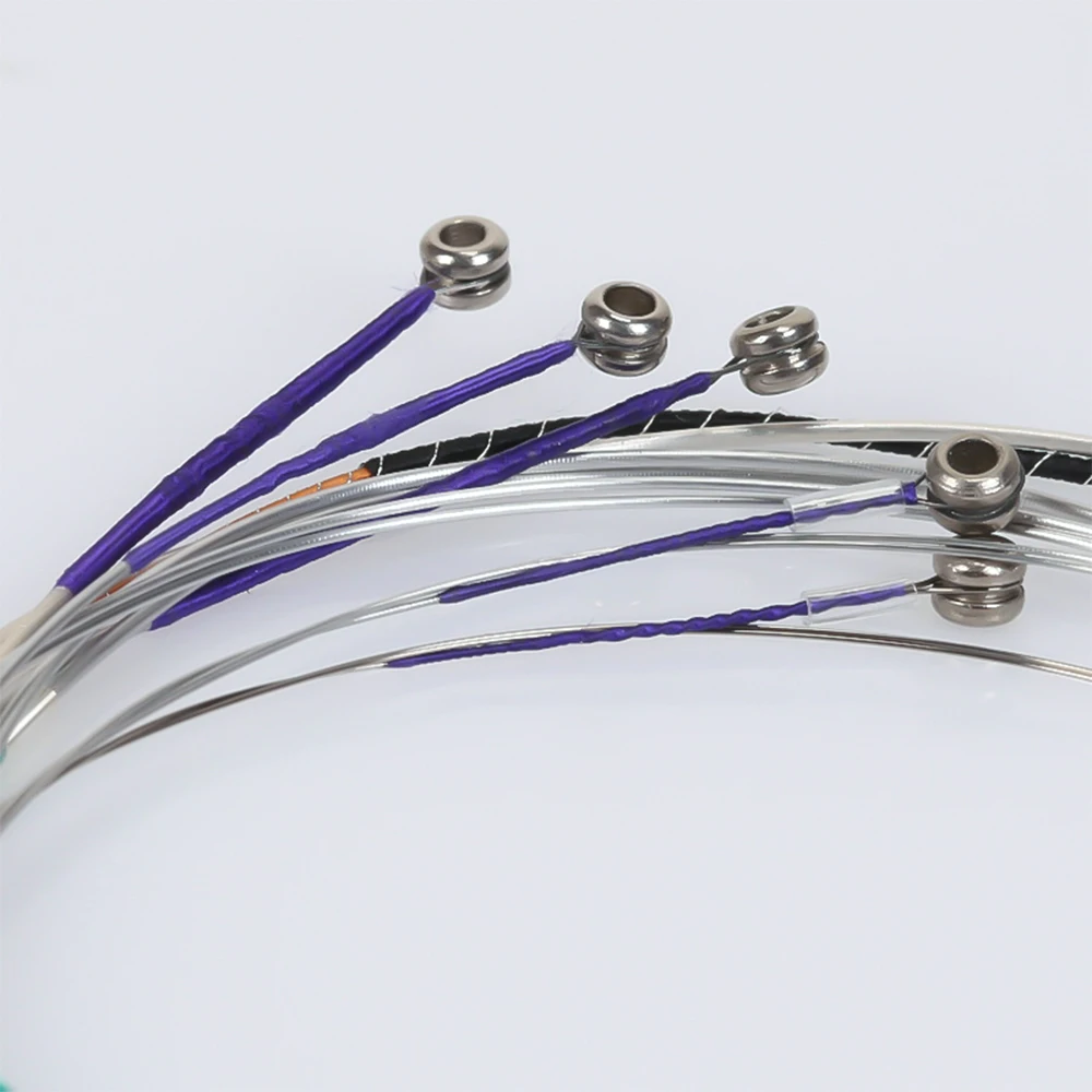 Alice A707 Violin Strings 4/4 Full Size Steel Core Alloy Wound Full Set Plus Extra E String High Quality Accessories