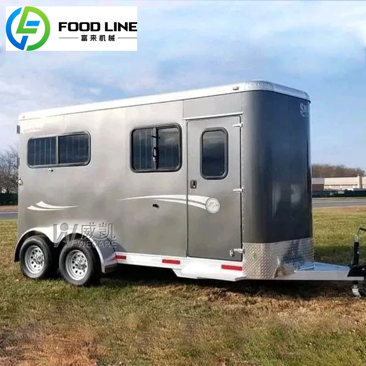 

FULAI Outdoor Mobile Restaurant Dining Car Coffee Shop Bar Horse Box Fast Food Truck BBQ Pizza Food Trailers Fully Equipped