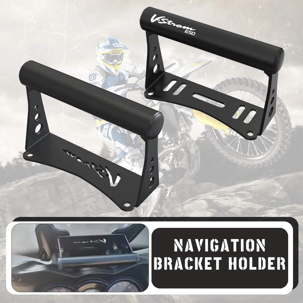 

For Suzuki V-Strom 650 DL 650 ABS DL650 DL1000 VStrom 1000 650 2002-2012 Smart Phone Stand Holder GPS Navigation Plate Bracket