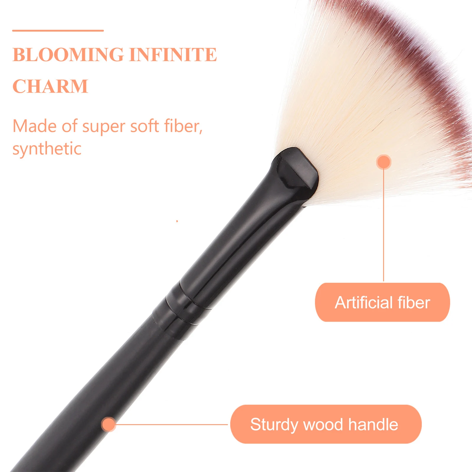 

12Pcs Fan Shaped Facial Mask Brush Face Beauty Tool Soft Smooth Applicator Brush Easy Apply Skincare Products Beauty Salon