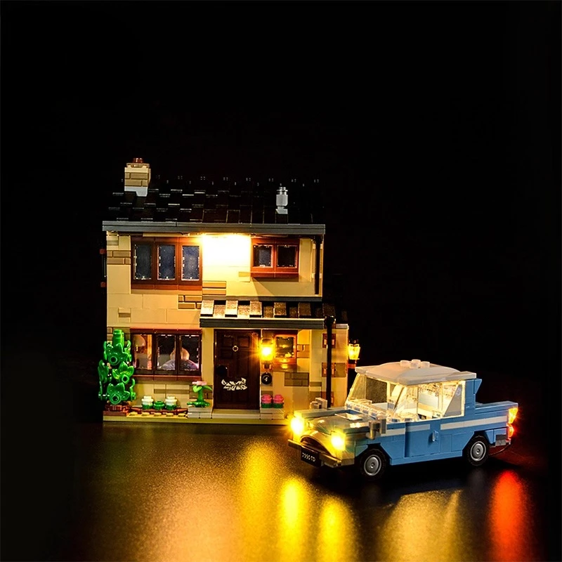 LED-Beleuchtungsset passend für LEGO 4 Privet Drive 75968 (ohne Bausteine)