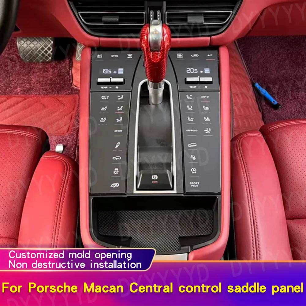 New Center Console Gear Shift Panel Upgrade For Porsche Cayenne Panamera For Macan ccessories Easy Installation Petrol Diesel