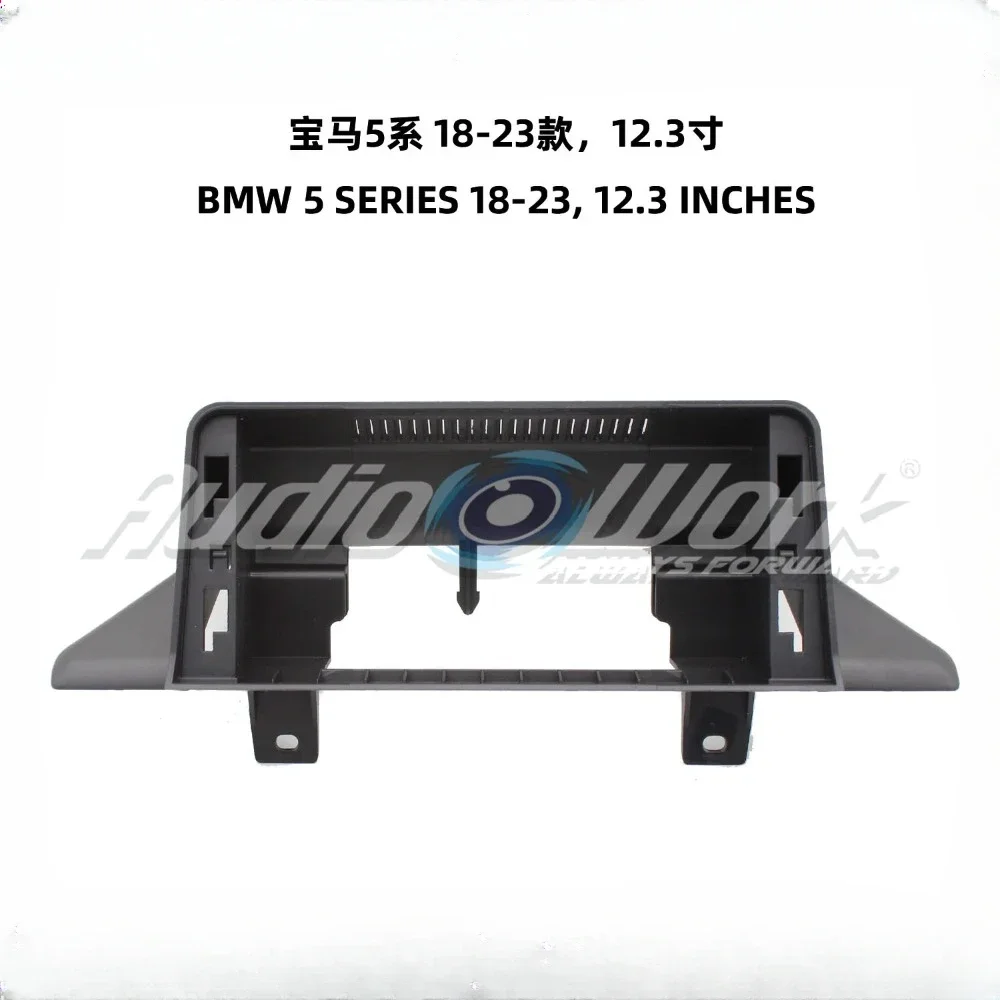 

For 2018-2023 BMW 5 SERIES 12.3Inch Car Multimedia Player Auto Radio Frame Android Radio Dash Fitting Panel Kit Navigation frame