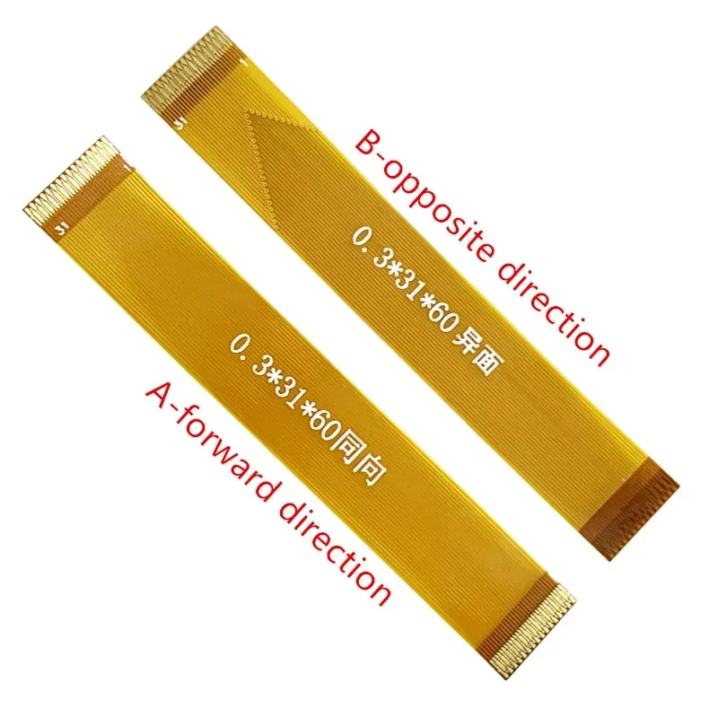 0.3mm Pitch FPC FFC Flat Flexible Cable LVDS MIPI 7/9/11/13/15/17/19/21/23/25/27/31/33/35/39/41/45/49/51/57/61/71 Pin