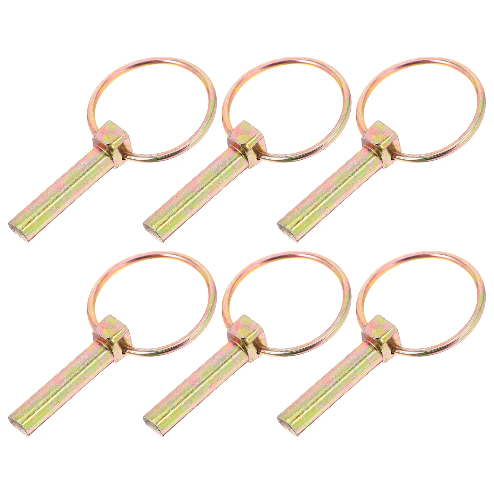 

6Pcs Safety Pin Combination Heavy Duty Trailer Latch Pins for Trucks Tractors Trailers Carts Mowers Pins