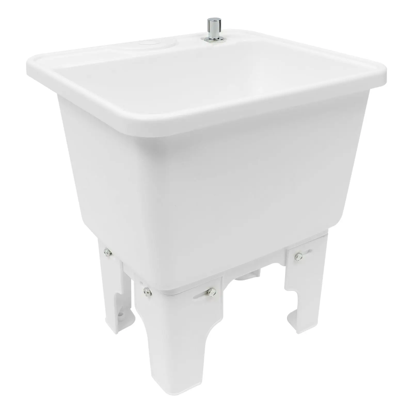 

Commercial Floor Mop Sink, Plastic Mop Basin Portable Camping Sink up to 220.46Lbs, Indoor and Outdoor Utility Sink Laundry Room