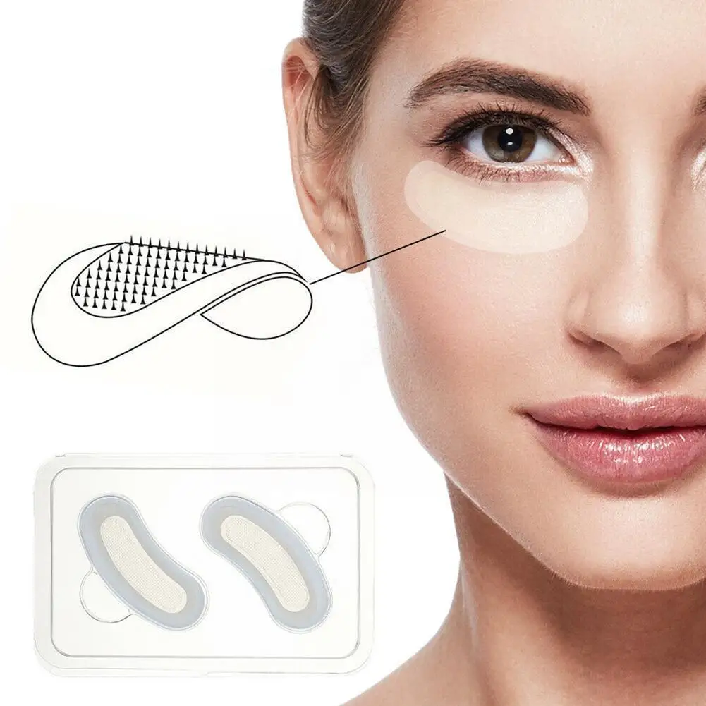 Oogpleisters Hyaluronzuur Micronedle Eye Pad Hydrateren Cosmetica Oogcirkelmasker Fijne Gezichtsverwijdering Donkere Lijnen Koreaans Wri V3j2