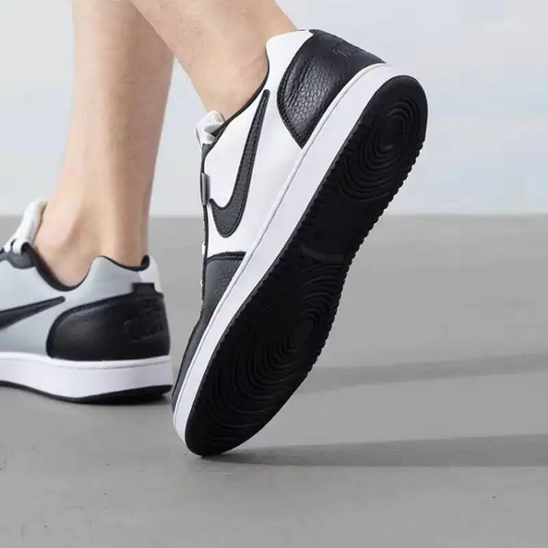 

New Nike Men's Ebernon Low PRM Black White Panda Low-Top Skate Shoes Casual Sneakers AQ1774-102 sport