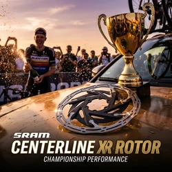 SRAM CENTERLINE XR ROTOR 6 BOLTS RAM CenterLine XR (CLX-R) rotor 140/160MM Two-piece design reduces weight