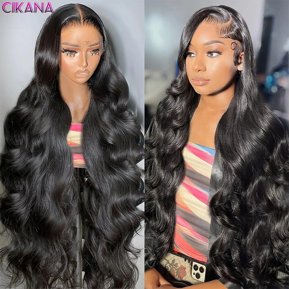 4x4 Lace Closure Wigs Human Hair Body Wave Brazilian Virgin Human Hair Wigs 13x6 Transparent Lace Front Human Hair Wig For Women