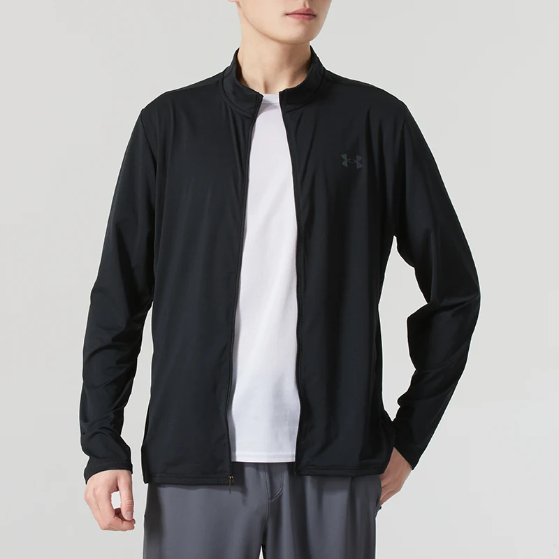 

Under Armour Men's Jacket Sportswear Fitness Training Comfortable Fashion Workout Casual Wear Knitted Sports Jacket Top 1390051-001