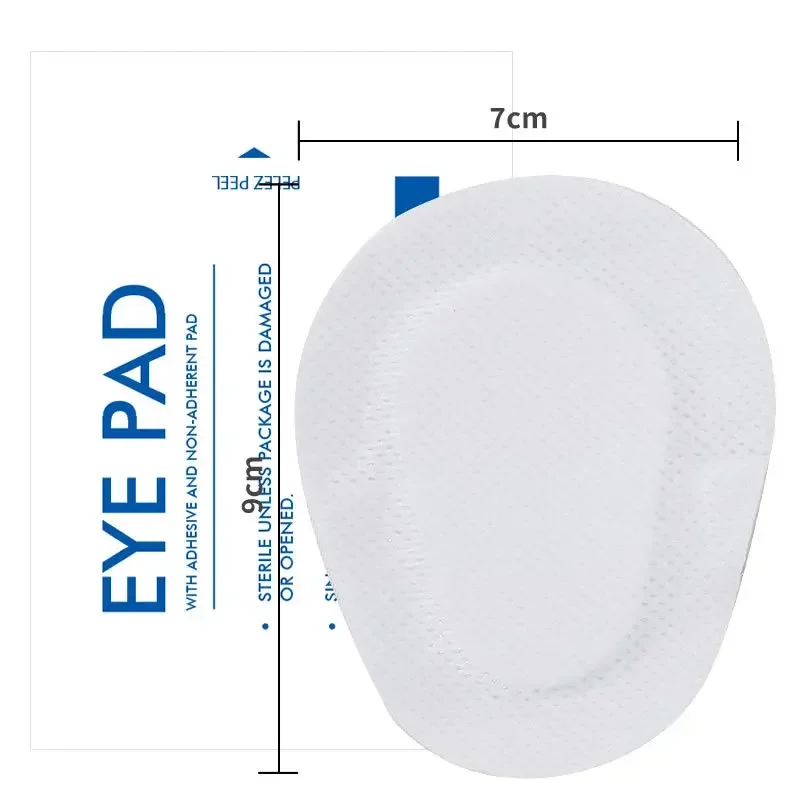 10pc Large Size Sterile Non-Woven Eye Pads Patches Adhesive Bandages Wound Dressings for Adults First Aid Wound Hemostasis