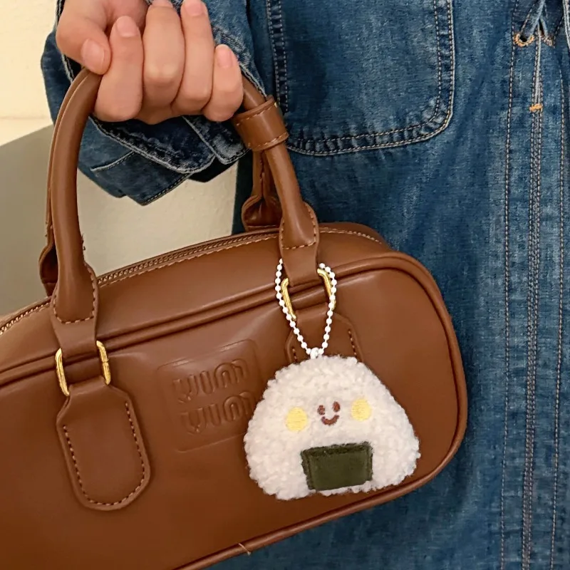 Kawaii Food Dolls Plush Pendant Simulation Sushi & Pizza Food Play Keychain Pendant Girls Couple Backpack Decorative Pendant