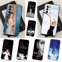 C-Celine Dion Phone Case For Samsung Galaxy A91,A80,A73,A72 ,A71,A53A52,A32 ,A31A22,A21s,A20,Black Cover